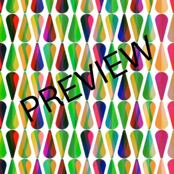 Mid-Century Modern Teardrops 14 Digital Backgrounds/Wallpapers Multi-Colored, image 4