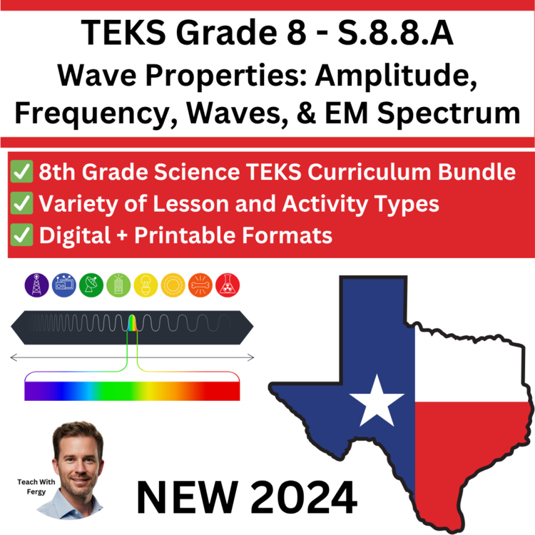 S.8.8.A Wave Properties: Amplitude, Frequency, & Waves | TEKS Science 8th Grade
