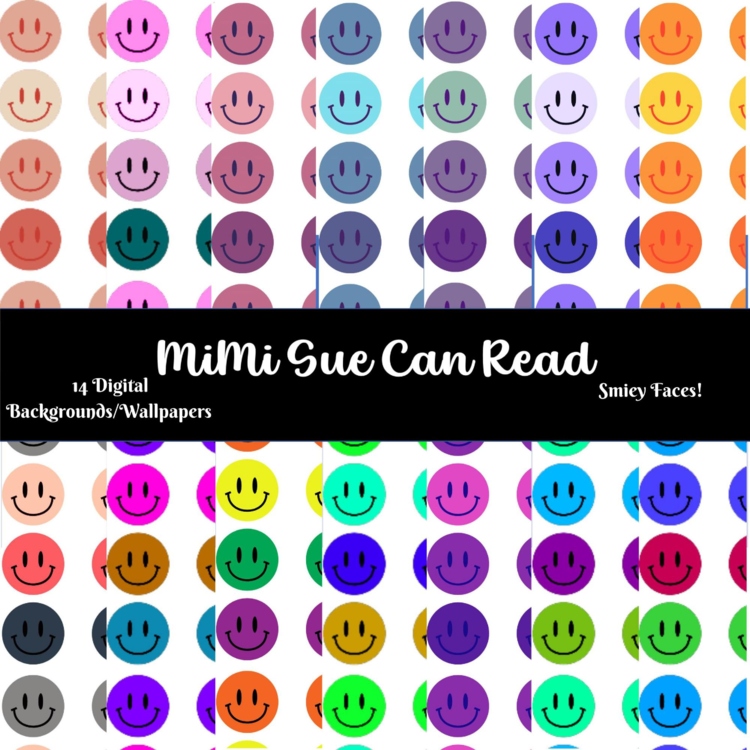 Smiley Faces! (Multi-Color) 14 Digital Backgrounds/Wallpapers