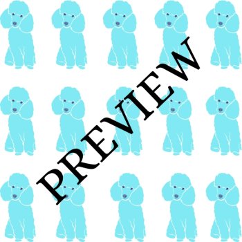 Colorful Poodles! 14 Digital Backgrounds/Wallpapers, image 2