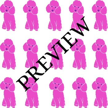 Colorful Poodles! 14 Digital Backgrounds/Wallpapers, image 3