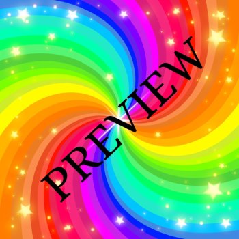 Rainbow Swirls & Stars 14 Digital Backgrounds/Wallpapers, image 2