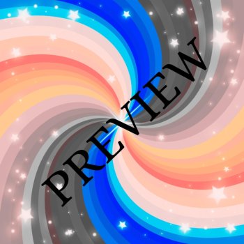 Rainbow Swirls & Stars 14 Digital Backgrounds/Wallpapers, image 4