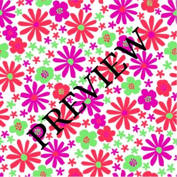 BOHO Daisies & Lattice (Multi-Color) 14 Digital Backgrounds/Wallpapers, image 4