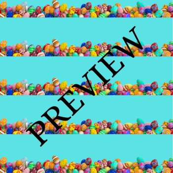 Easter Eggs & Easter Grass (Multi-Color) 14 Digital Backgrounds/Wallpapers, image 2