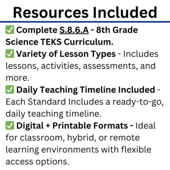 S.8.6 Matter Classification Bundle | TEKS Science 8th Grade | Matter and Energy, image 4