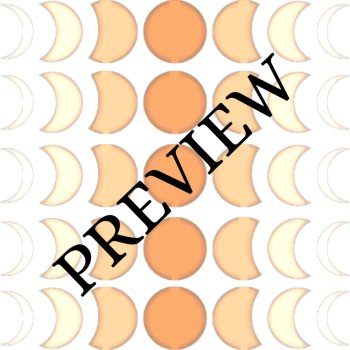 BOHO Mid-Century Modern Stripes & Moon Phases 14 Digital Backgrounds/Wallpapers, image 2