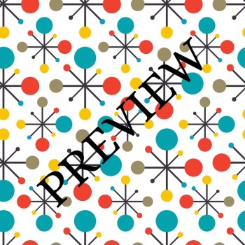 Mid-Century Modern Atomic Design 14 Digital Backgrounds/Wallpapers MCM, image 2