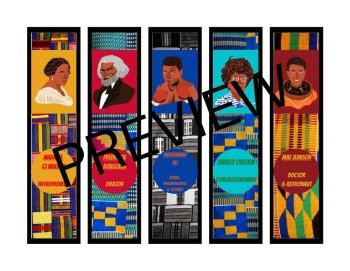 10 Black History Month Historical Characters Bookmarks/BHM, image 2
