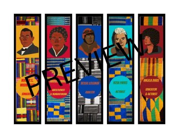 10 Black History Month Historical Characters Bookmarks/BHM, image 3