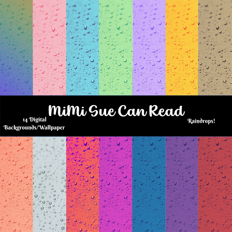 Raindrops! 14 Digital Backgrounds/Wallpapers