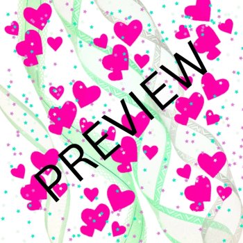 Hearts & Ribbons! 14 Valentine Digital Backgrounds/Wallpapers, image 4
