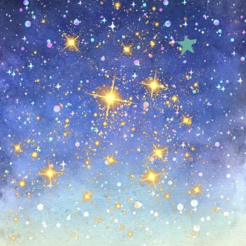 Gold & Shimmery Night Sky 14 Digital Backgrounds/Wallpapers, image 3