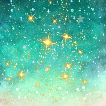 Gold & Shimmery Night Sky 14 Digital Backgrounds/Wallpapers, image 4