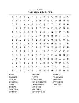 10 Winter-Themed Word Search Puzzles, image 2