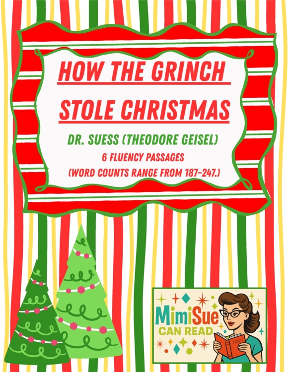 How the Grinch Stole Christmas: Reading Fluency Passages for Elementary Learners