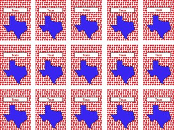 MiMi Sue's Reward Tags (Texas Symbols) 14 Symbols  SWAG/Behavior/Award, image 2
