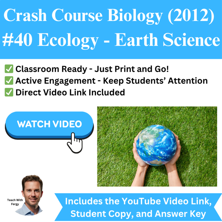 Crash Course BIOLOGY (2012) #40: Ecology and Earth Science | Ecosystems