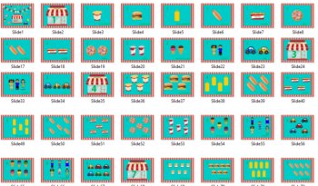 Soda Shop Counting to 10 PowerPoint Fun Numbers, Words, & Pictures (Colorful), image 2