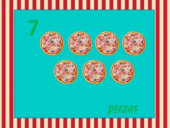 Soda Shop Counting to 10 PowerPoint Fun Numbers, Words, & Pictures (Colorful), image 4