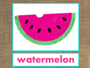 Letter W Alphabet PowerPoint Fun & Colorful Words w/Pictures (Expandable), image 3