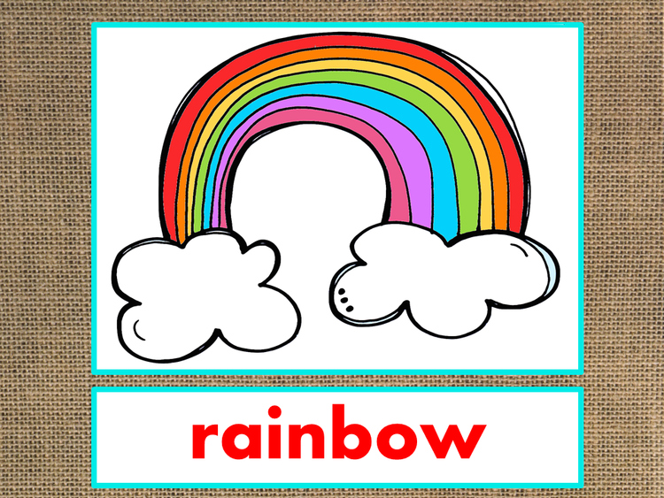 Letter R Alphabet PowerPoint Fun & Colorful Words w/Pictures (Expandable)