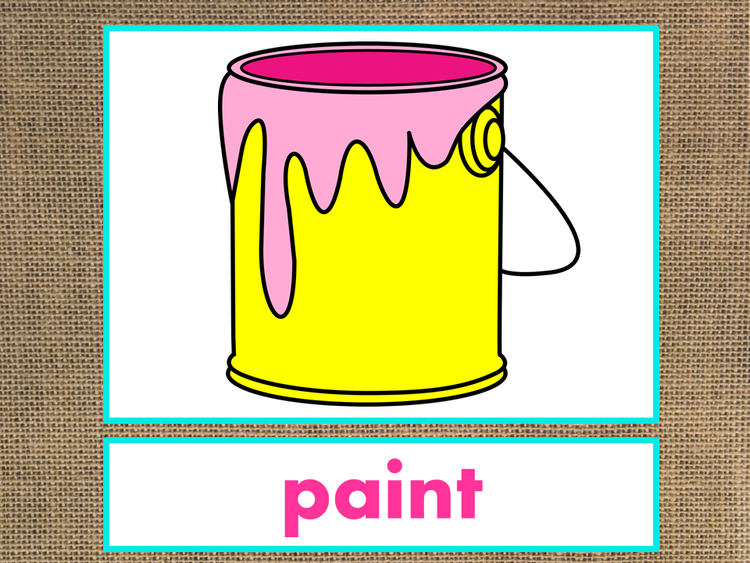 Letter P Alphabet PowerPoint Fun & Colorful Words w/Pictures (Expandable)