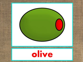 Letter O Alphabet PowerPoint Fun & Colorful Words w/Pictures (Expandable), image 3