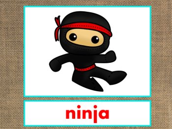 Letter N Alphabet PowerPoint Fun & Colorful Words w/Pictures (Expandable), image 4