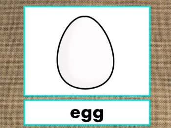 Letter E Alphabet PowerPoint Fun & Colorful Words w/Pictures (Expandable), image 3