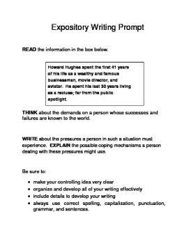 3 Historical Texas Citizens (Male) Expository Writing Prompts 6th 7th Set C, image 3