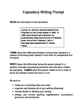 3 Historical Texas Citizens (Male) Expository Writing Prompts 6th 7th Set C, image 4