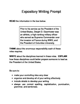 3 Historical Texas Citizens (Male) Expository Writing Prompts 6th 7th Set B, image 4