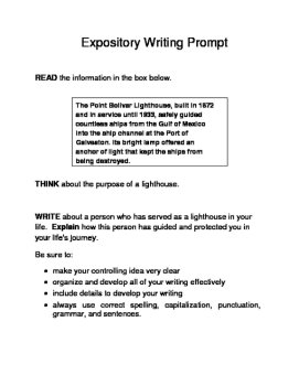 3 Famous Texas Landmarks Expository Writing Prompts STAAR 6th 7th SET C, image 3