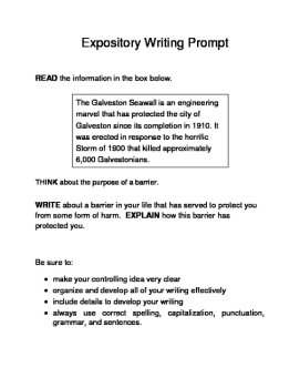 3 Famous Texas Landmarks Expository Writing Prompts STAAR 6th 7th SET B, image 3