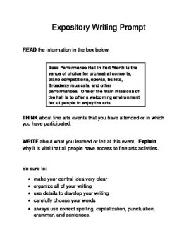3 Famous Texas Landmarks Expository Writing Prompts STAAR 3rd 4th 5th SET C, image 4