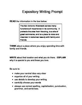 3 Famous Texas Landmarks Expository Writing Prompts STAAR 3rd 4th 5th SET B, image 4