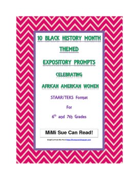 February Valentine/Black History Expository Writing Bundle 39 Prompts 6th 7th, image 2