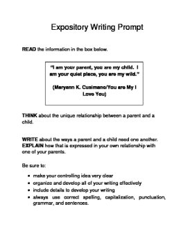3 Valentine-Themed Expository Prompts Children's Books Set C 6th 7th Grades, image 4
