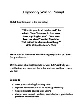 10 Valentine-Themed Expository Prompts Children's Literature 6th 7th Grades, image 3