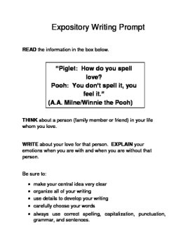 10 Valentine-Themed Expository Prompts Children's Literature 3rd 4th 5th Grades, image 2