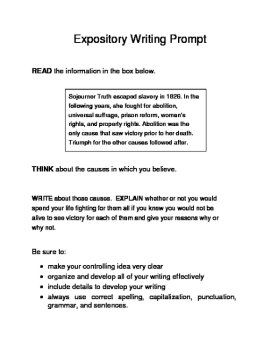 3 Women's History Month Female Expository Writing Prompts Set C STAAR 6th/7th, image 3