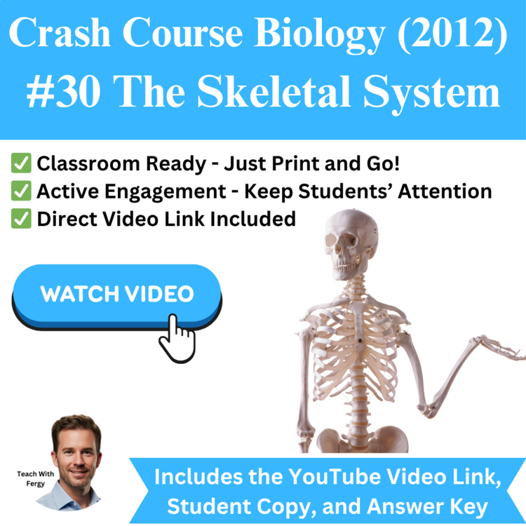 Crash Course BIOLOGY (2012) #30: The Skeletal System | Exoskeleton, Endoskeleton