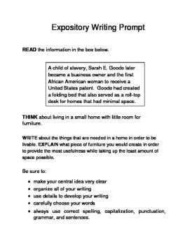 Women's History Month/African American (Female) 10 Expository Writing Prompts, image 4