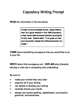 3 Black History Month (Male) Expository Writing Prompts STAAR Set C 3rd 4th 5th, image 3