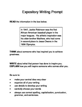 3 Black History Month (Male) Expository Writing Prompts STAAR Set C 3rd 4th 5th, image 4