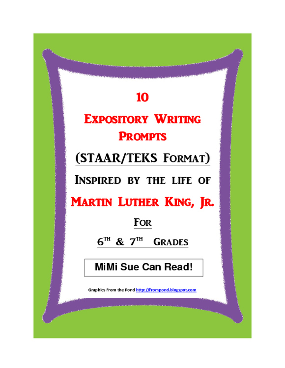 Ignite 6th-7th Grade History Skills with Engaging MLK Expository Writing Prompts
