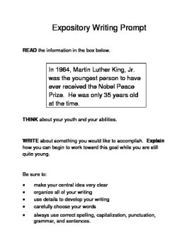 3 MLK.-Themed Expository Writing Prompts (STAAR/TEKS) Set A 3rd, 4th, 5th Grades, image 4