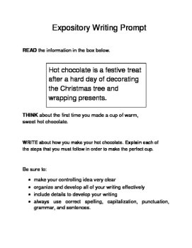 3 Christmas-Themed Expository Writing Prompts (STAAR/TEKS) Set A 6th & 7th Grade, image 4