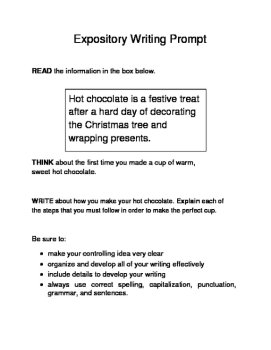 10 Christmas-Themed Expository Writing Prompts (STAAR/TEKS) 6th & 7th Grades, image 4